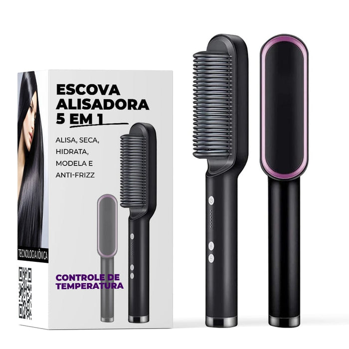 Escova Alisadora HairLiss - 5 em 1.